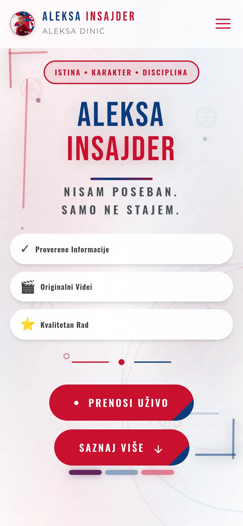 Aleksa Insajder na telefonu